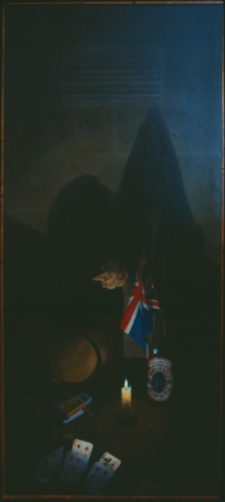Paradise Lost, 1989, oil on masonite, 150 x 80 cm