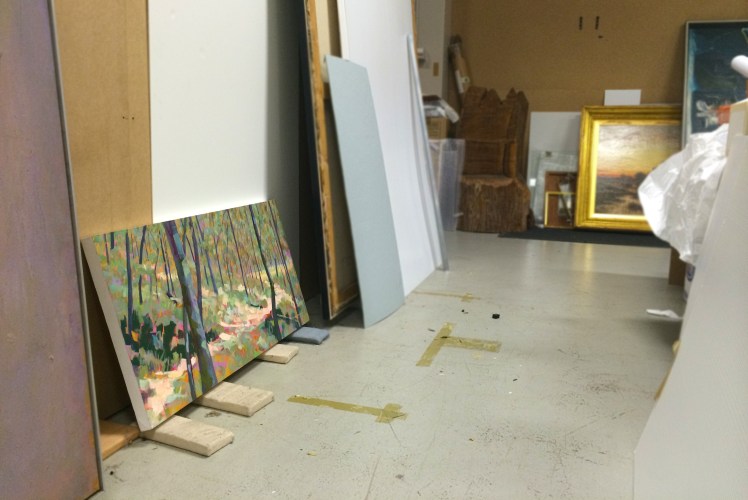 Tipperary Track, 2006, acrylic on canvas, 50 x 100 cm