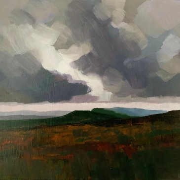 North York Moors under a threatening sky