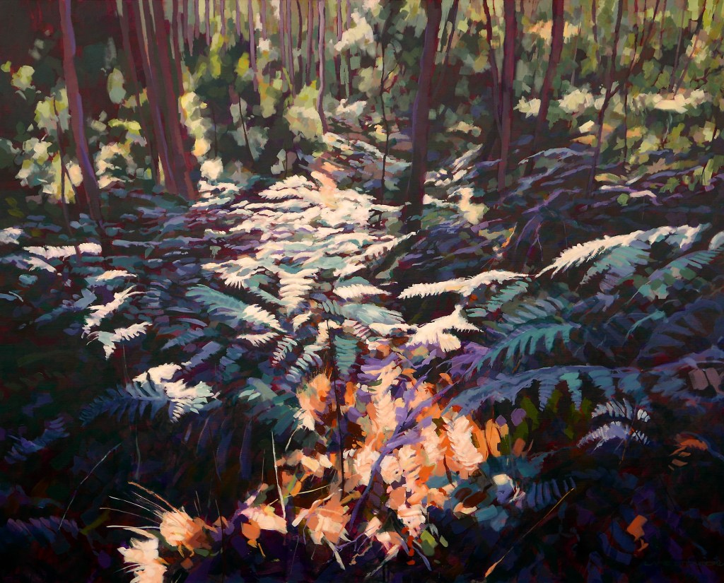 Bracken VI, 2018, acrylic on linen, 120 x 160cm, $6850