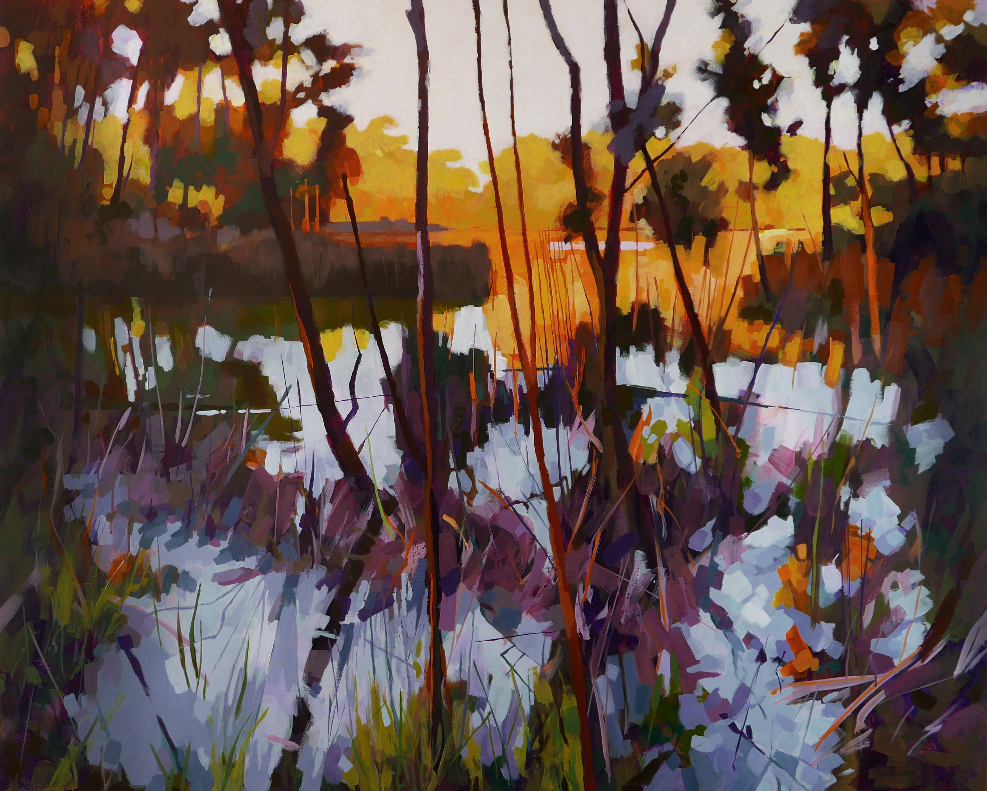 The Duty of Hope, 2021, acrylic on linen, 102 x 127 cm, SOLD