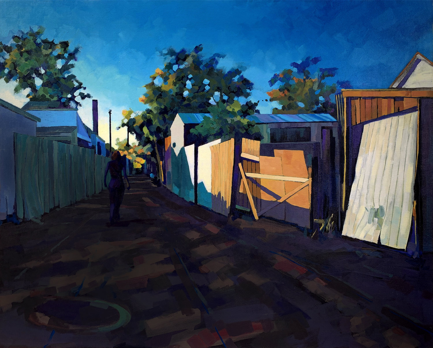 Evening Rhythm, 2020, oil on linen, 82 x 102 cm