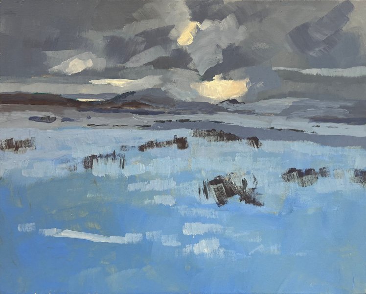 Rannoch 10, 2026, acrylic on board, 20 x 25 cm, NFS