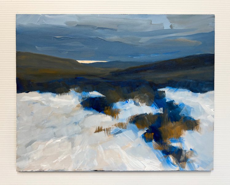 Rannoch 7, acrylic on board, 20 x 25 cm, NFS